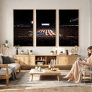 Oklahoma Memorial Stadium Wall Art Canvas Print – Oklahoma