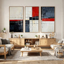 Navy Red Abstract Wall Art Canvas Print, Modern Luxury by MyGreatCanvas | Canvas Wall Art Prints | Photo Prints & Wall Decor