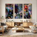 Graffiti Baseball Player Street Art Wall Art Canvas Print by MyGreatCanvas | Canvas Wall Art Prints | Photo Prints & Wall Decor