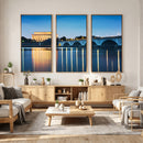Washington DC Wall Art Canvas Print – Lincoln Memorial Night by MyGreatCanvas | Canvas Wall Art Prints | Photo Prints & Wall Decor