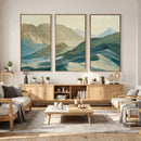 Abstract Mountain Landscape Wall Art Canvas Print – Textured by MyGreatCanvas | Canvas Wall Art Prints | Photo Prints & Wall Decor