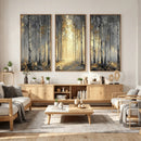 Abstract Birch Forest Wall Art Canvas Print – Modern Neutral by MyGreatCanvas | Canvas Wall Art Prints | Photo Prints & Wall Decor