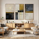 Abstract Gold and Black Wall Art Canvas Print – Modern by MyGreatCanvas | Canvas Wall Art Prints | Photo Prints & Wall Decor