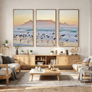 Seagulls Over Ocean Wall Art Canvas Print – Coastal Beach by MyGreatCanvas | Canvas Wall Art Prints | Photo Prints & Wall Decor