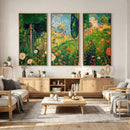 Gustav Klimt Boho Mountain Landscape Large Wall Art, by MyGreatCanvas | Canvas Wall Art Prints | Photo Prints & Wall Decor