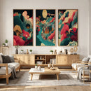 Colorful Japanese Landscape Print: Maximalist Panoramic Wall by MyGreatCanvas | Canvas Wall Art Prints | Photo Prints & Wall Decor
