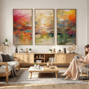 Colorful Abstract Canvas Wall Art — Large Textured Oil by MyGreatCanvas | Canvas Wall Art Prints | Photo Prints & Wall Decor