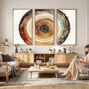 Natural Wood Slice Wall Art Canvas Print, Tree Ring Wall by MyGreatCanvas | Canvas Wall Art Prints | Photo Prints & Wall Decor