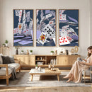 Playing Cards Canvas Wall Art | Casino Game Room Decor, by MyGreatCanvas | Canvas Wall Art Prints | Photo Prints & Wall Decor
