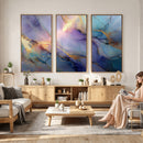 Colorful Abstract Canvas Wall Art Print, Vibrant Popup Color Art Print