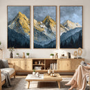 Abstract Mountain Wall Art Canvas Print Modern Landscape Painting Print by MyGreatCanvas | Canvas Wall Art Prints | Photo Prints & Wall Decor