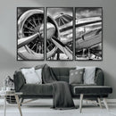 Vintage Antique Airplane Wall Art Canvas Print