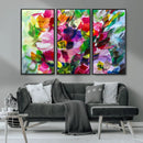 Oil Flower Abstract Canvas Print by MyGreatCanvas | Canvas Wall Art Prints | Photo Prints & Wall Decor