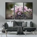 Pink Wild Flower Canvas Print by MyGreatCanvas | Canvas Wall Art Prints | Photo Prints & Wall Decor