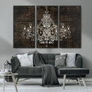 Rustic Chandelier Canvas Print by MyGreatCanvas | Canvas Wall Art Prints | Photo Prints & Wall Decor