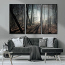 Dark Family and Tree Wall Art Canvas Print by MyGreatCanvas | Canvas Wall Art Prints | Photo Prints & Wall Decor