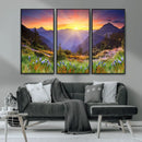 Mountain and Spring Wall Art Canvas Print by MyGreatCanvas | Canvas Wall Art Prints | Photo Prints & Wall Decor