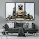 Buddha Statue Wall Art Canvas Print
