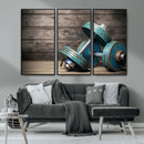 Dambell and Sport Wall Art Canvas Print by MyGreatCanvas | Canvas Wall Art Prints | Photo Prints & Wall Decor