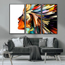 Profile Colors Canvas Print by MyGreatCanvas | Canvas Wall Art Prints | Photo Prints & Wall Decor