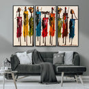 Abstract African Women Wall Art Canvas Print by MyGreatCanvas | Canvas Wall Art Prints | Photo Prints & Wall Decor