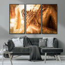 Buddha Statue Hands Wall Art Canvas Print by MyGreatCanvas | Canvas Wall Art Prints | Photo Prints & Wall Decor