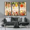 Kitchen Spice on the Table Wall Art, Kitchen Spice Wall Art by MyGreatCanvas | Canvas Wall Art Prints | Photo Prints & Wall Decor