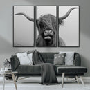 Texas Cow Wall Art Canvas, Texas Longhorn Cattle Canvas by MyGreatCanvas | Canvas Wall Art Prints | Photo Prints & Wall Decor