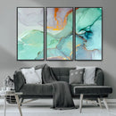 Colorful Marble Fluid Effect Canvas Wall Art Print by MyGreatCanvas | Canvas Wall Art Prints | Photo Prints & Wall Decor