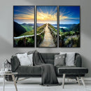 Mountain and Sunset Wall Art Canvas Print by MyGreatCanvas | Canvas Wall Art Prints | Photo Prints & Wall Decor