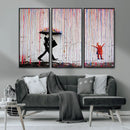 Banksy Wall Art Canvas Print, Framed Graffiti Art Picture by MyGreatCanvas | Canvas Wall Art Prints | Photo Prints & Wall Decor