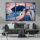 Santorini Island Wall Art Canvas Print by MyGreatCanvas | Canvas Wall Art Prints | Photo Prints & Wall Decor