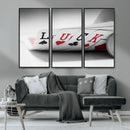 Framed Luck Poker Cards Canvas – Modern Triptych Wall Art,
