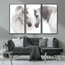 White Horse Wall Art Animal Canvas Print by MyGreatCanvas | Canvas Wall Art Prints | Photo Prints & Wall Decor