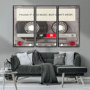 Music Cassette Iconic Wall Art Canvas Print by MyGreatCanvas | Canvas Wall Art Prints | Photo Prints & Wall Decor