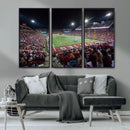 Mississippi State Bulldogs Stadium Wall Art Canvas Print –