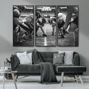 American Football Wall Art Canvas Print Framed Stadium Sport