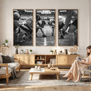 American Football Wall Art Canvas Print Framed Stadium Sport