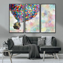 Up Pixar Poster, Look Up Pixar Wall Art, Up Pixar Canvas,