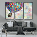 Up Pixar Poster, Look Up Pixar Wall Art, Up Pixar Canvas,
