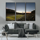 Oregon Ducks Football Team Print - Eugene Autzen Stadium