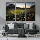 Oregon Stadium Canvas Wall Art - Captivating Game Day Scene