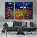 St. Louis Cardinals Baseball Team Print - Busch Stadium Wall by MyGreatCanvas | Canvas Wall Art Prints | Photo Prints & Wall Decor