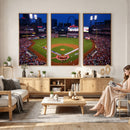 St. Louis Cardinals Baseball Team Print - Busch Stadium Wall