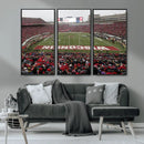 Wisconsin Badgers Team Print Canvas - Madison Camp Randall
