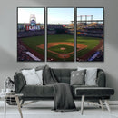 Colorado Rockies Coors Field Wall Art Canvas Print - MLB by MyGreatCanvas | Canvas Wall Art Prints | Photo Prints & Wall Decor