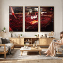Houston Rockets Basketball Team Print Canvas- Houston Toyota