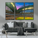Milwaukee Brewers Baseball Team Print Canvas- American