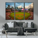 St. Louis Cardinals Baseball Team Print - Busch Stadium Wall