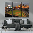 Minnesota Twins Baseball Team Print - Minneapolis Target by MyGreatCanvas | Canvas Wall Art Prints | Photo Prints & Wall Decor